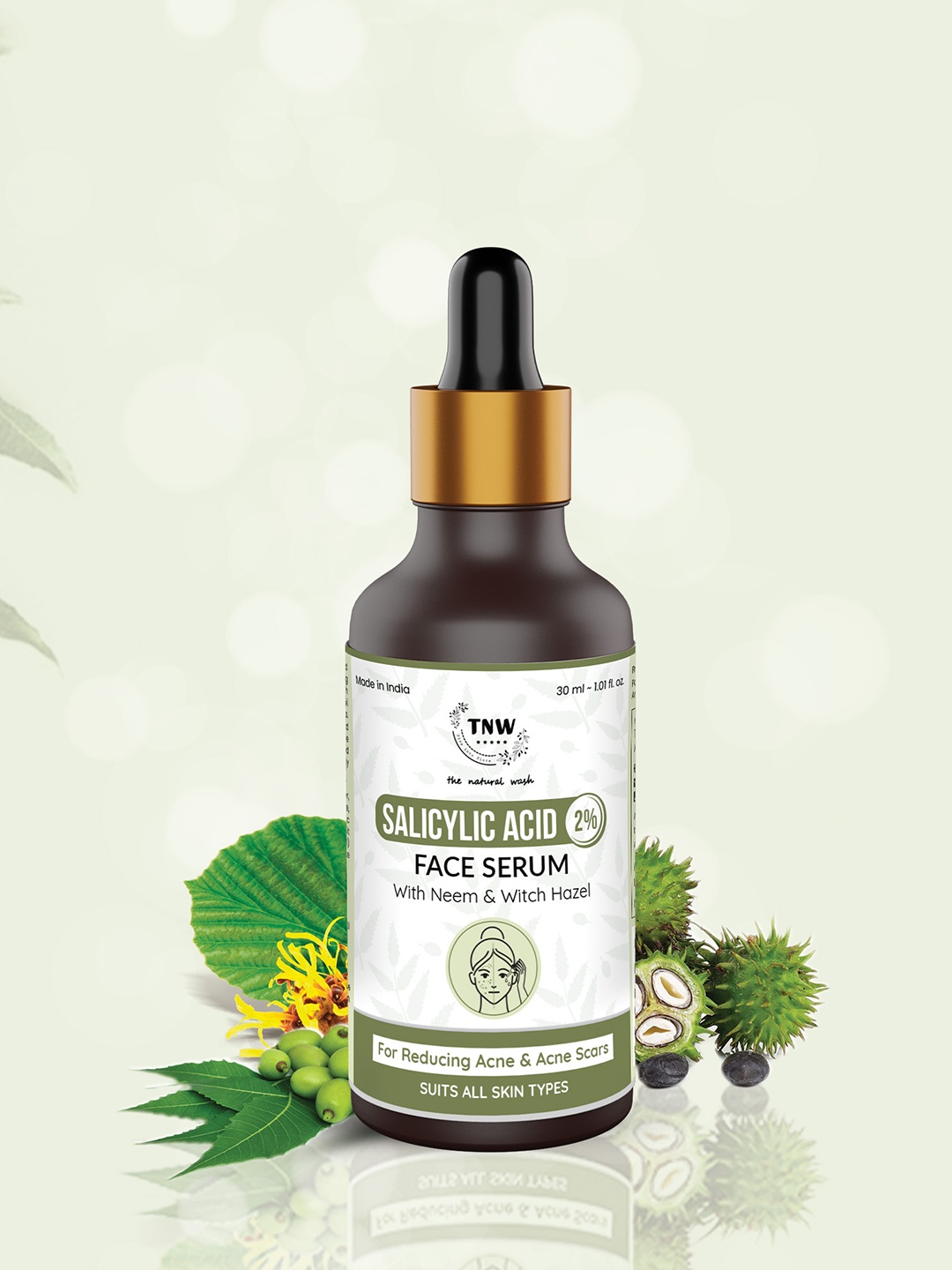 

TNW the natural wash Salicylic Acid Face Serum 30 ml, White
