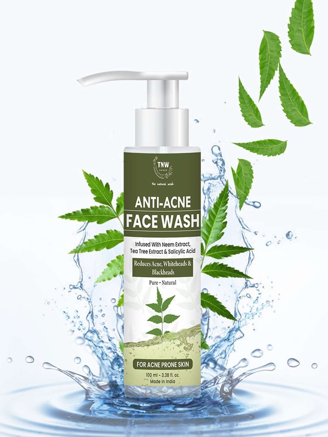 

TNW the natural wash Anti Acne Face Wash - 100 ml, White