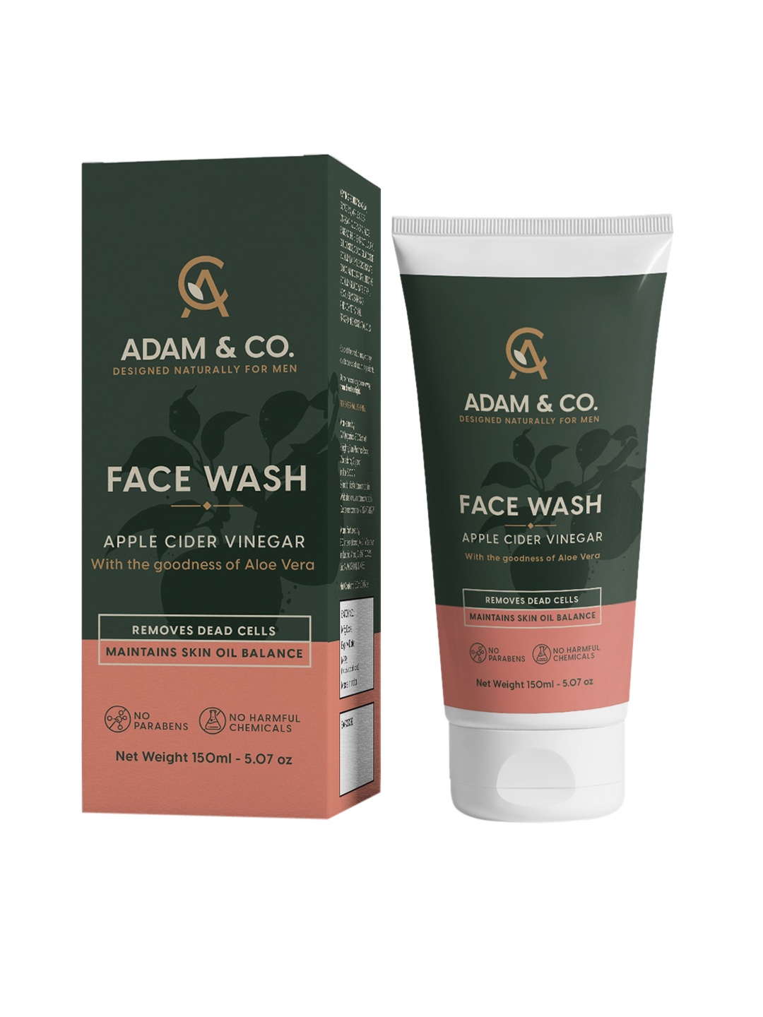 

ADAM & CO Apple Cider Vinegar Natural Face Wash, White