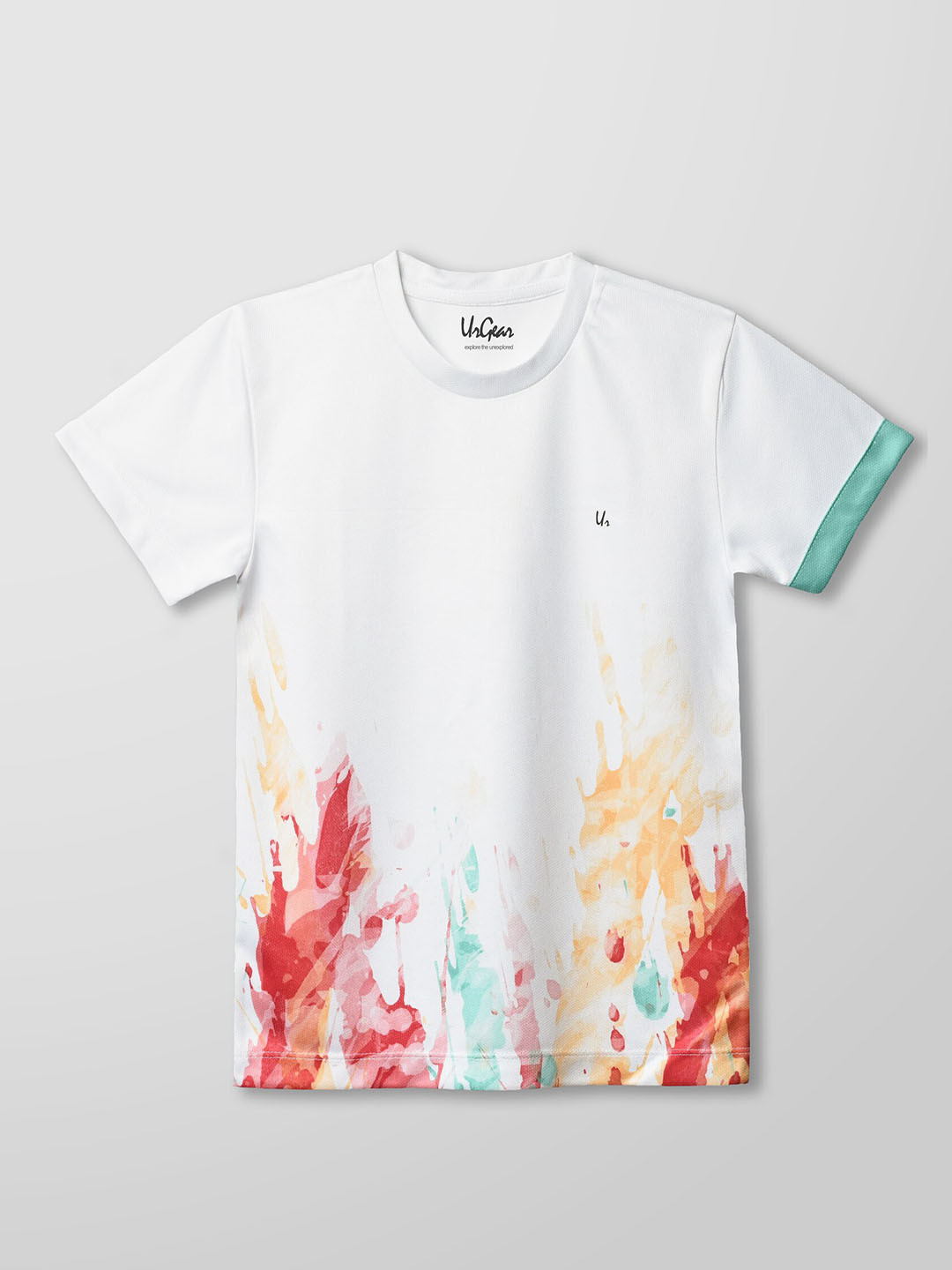 

UrGear Unisex Kids White Printed T-shirt