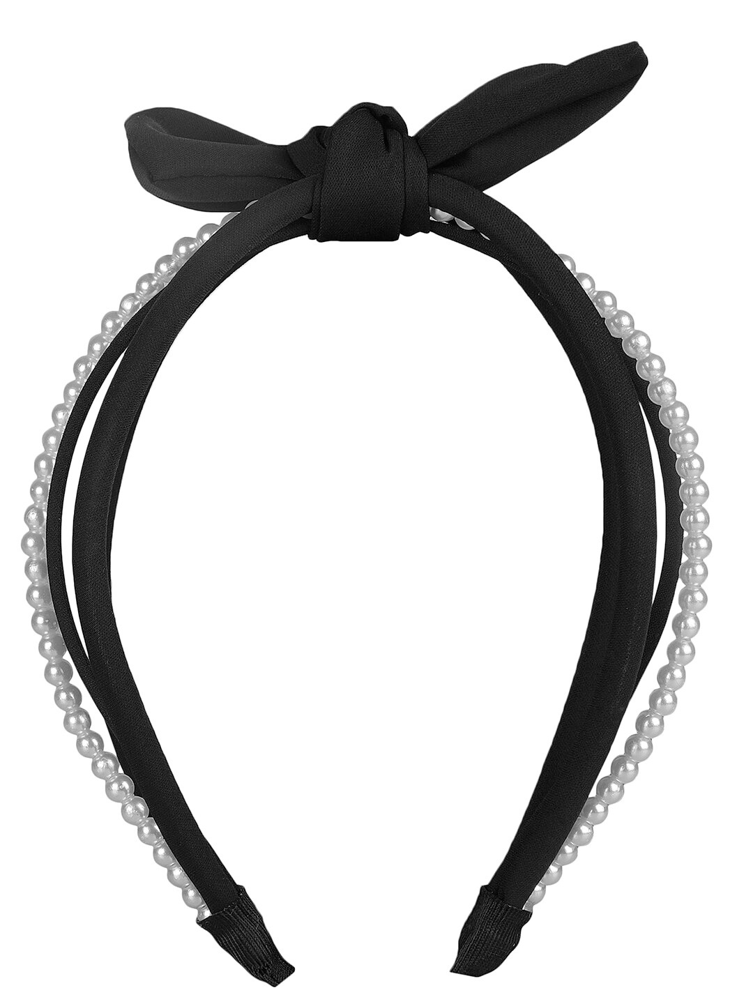 

Vembley Women Black & White Embellished Hairband