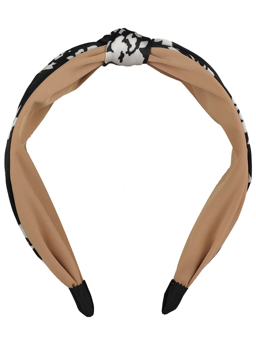 

Vembley Women Beige & Black Printed Hairband