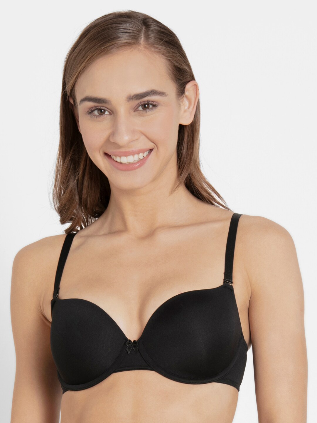 

Jockey Black Underwired Lightly Padded T-shirt Bra