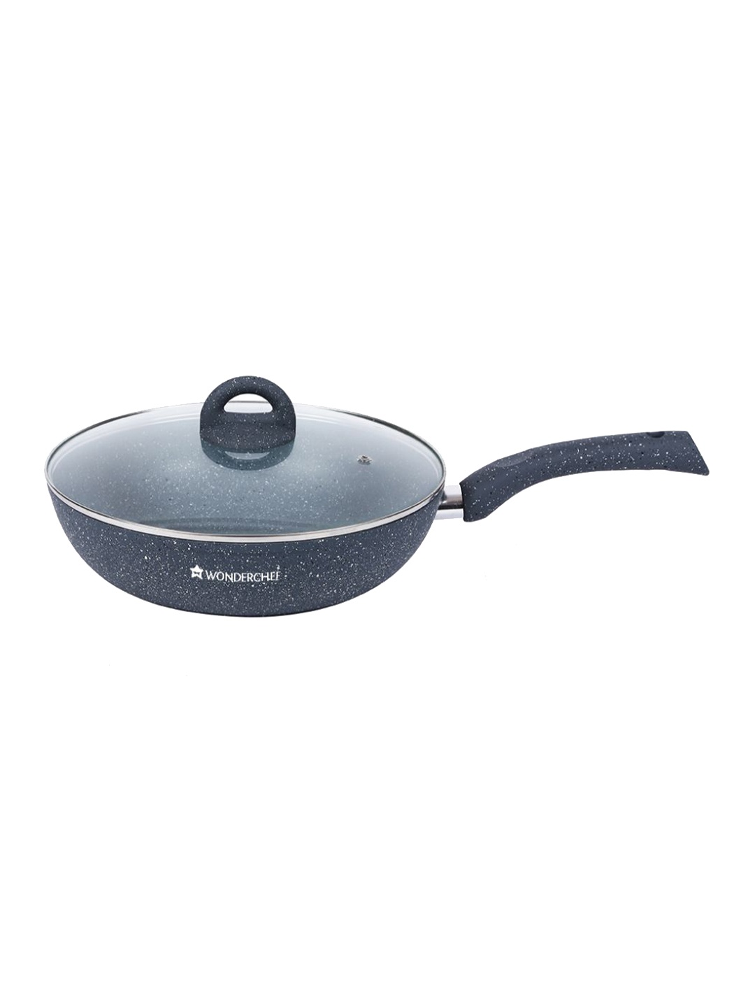

Wonderchef Granite Grey Solid Non-Stick Kadhai