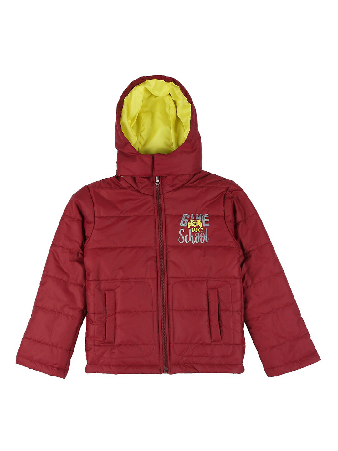 

Zeel Boys Maroon Lightweight Puffer Jacket