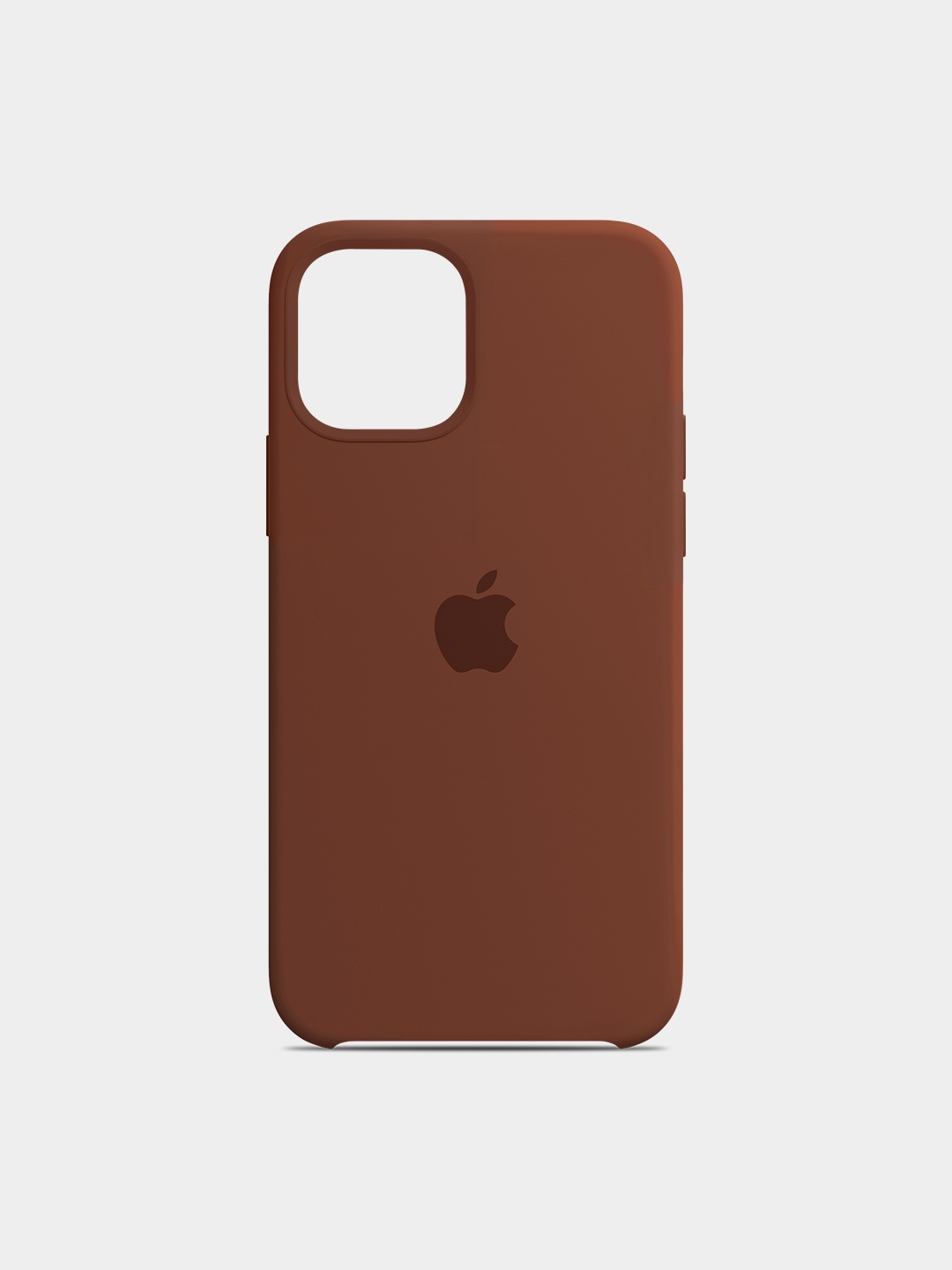 

TREEMODA Brown Solid Silicone iPhone 13 Mini Back Case