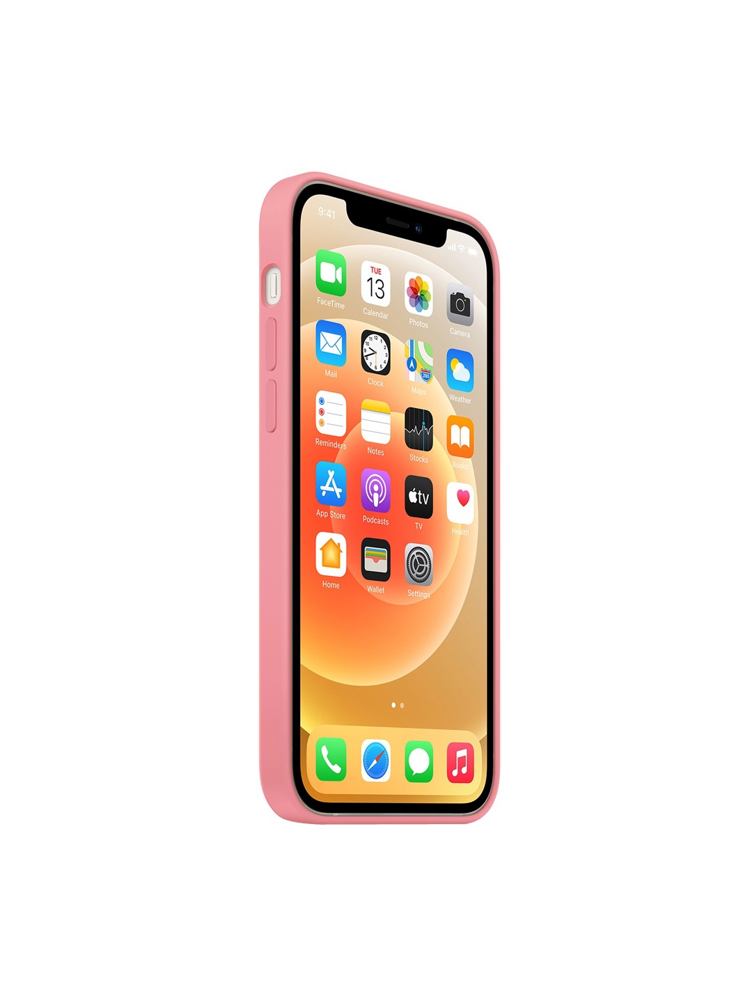 

TREEMODA Pink Solid Light Weight iPhone 13 Pro Back Case