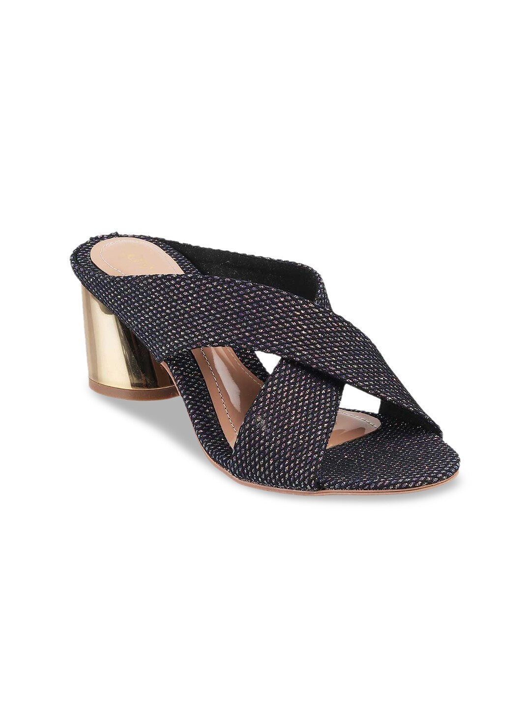 

Catwalk Black Block Criss Cross Sandals