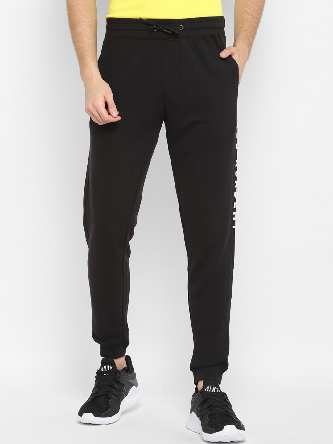 

OFF LIMITS Men Black Solid Joggers