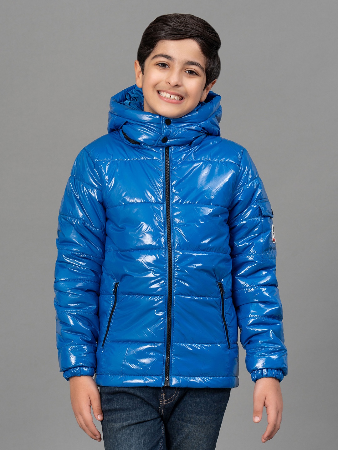 

Red Tape Kids Blue Hooded Padded Jacket