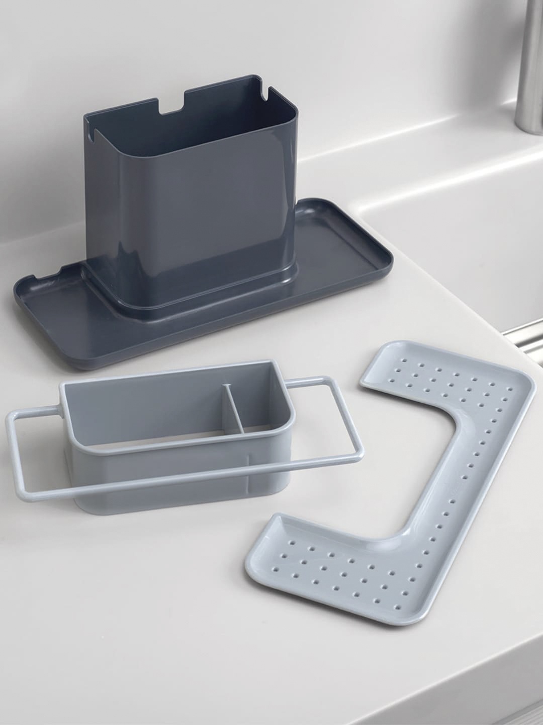 

Joseph Joseph Grey Large Kitchen Sink Caddy