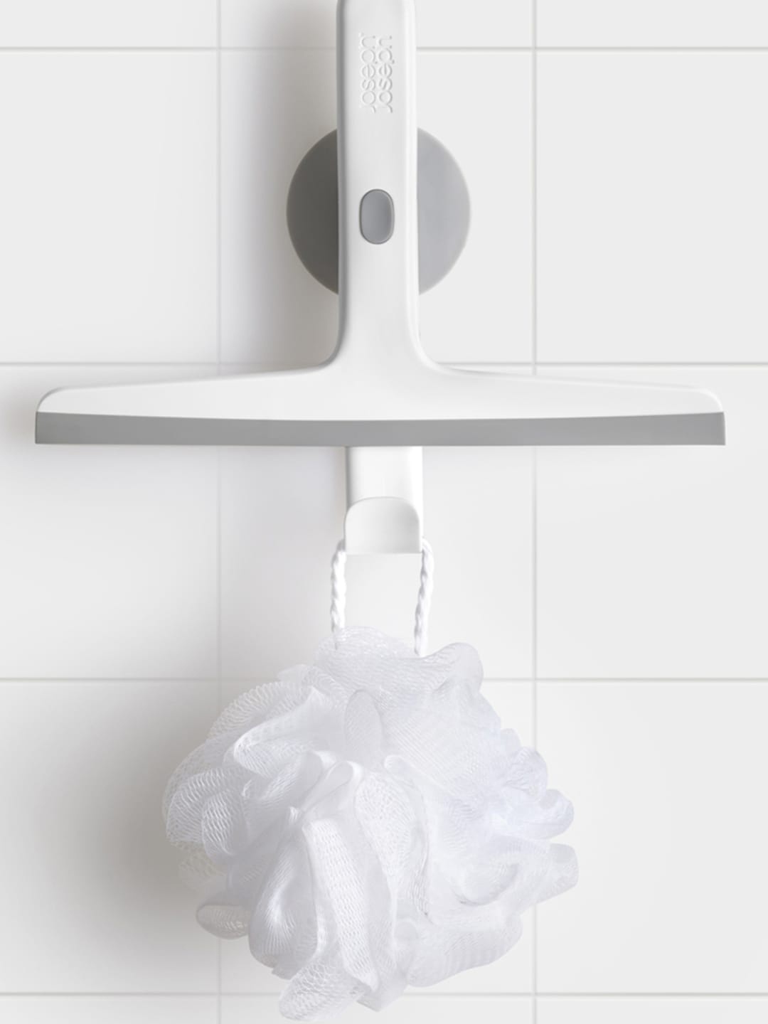 

Joseph Joseph Grey & White EasyStore Slimline Squeegee with Storage Hook