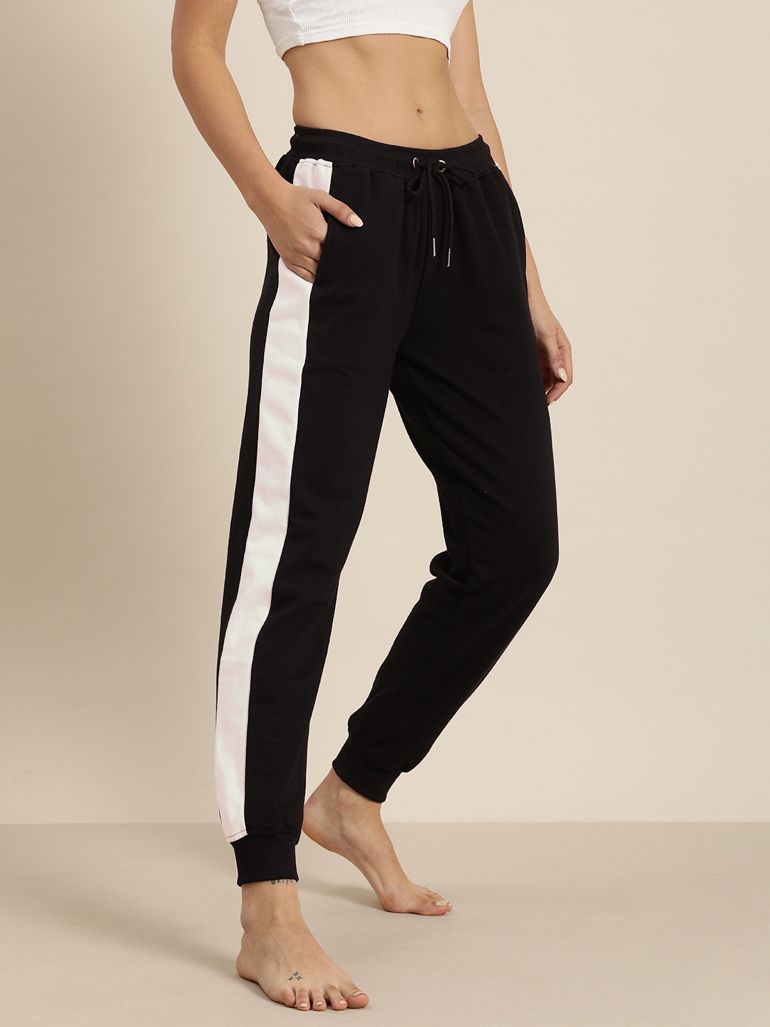 

ether Women Black Joggers