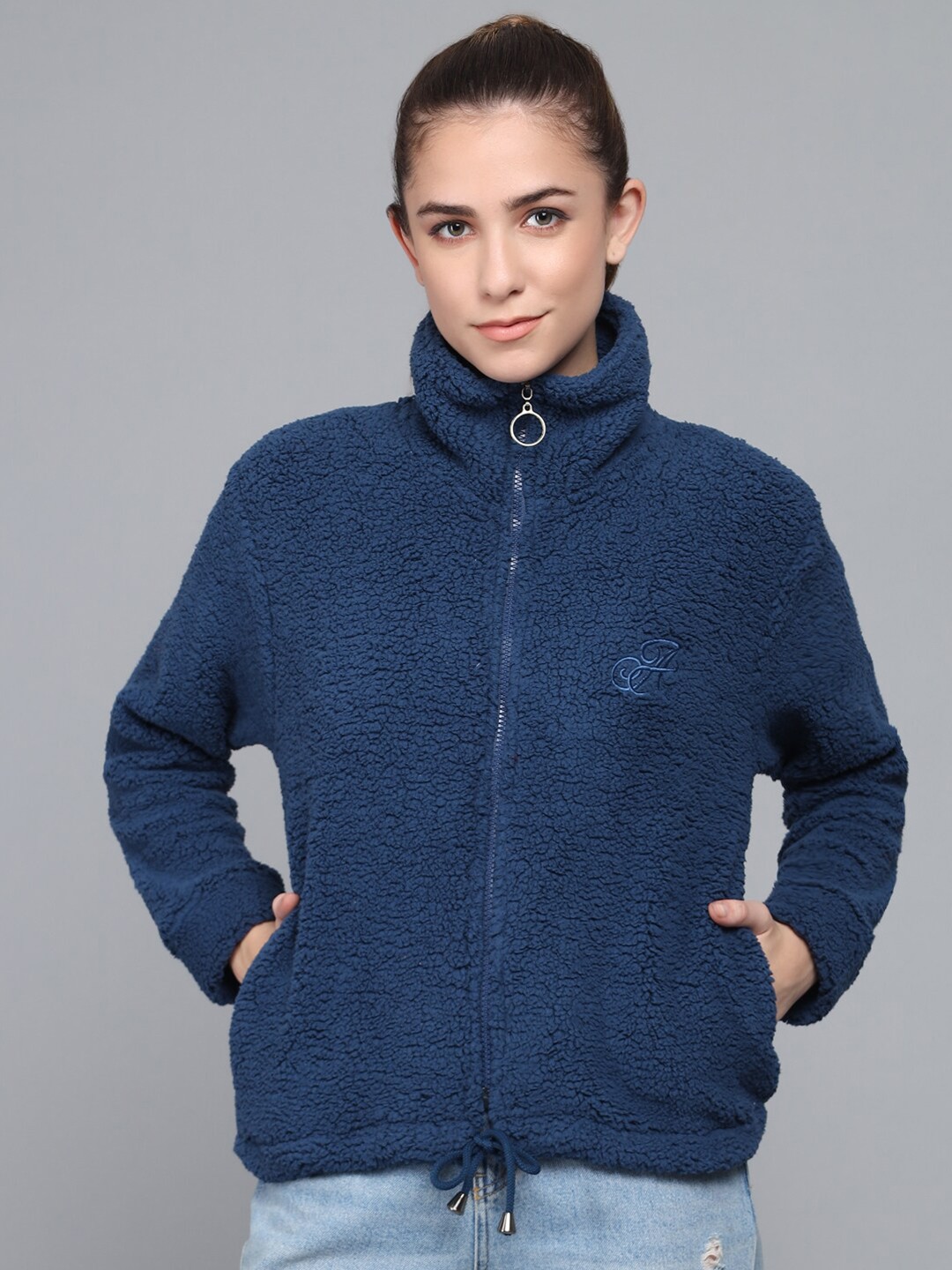 

ANTI CULTURE Women Blue Sweatshirt