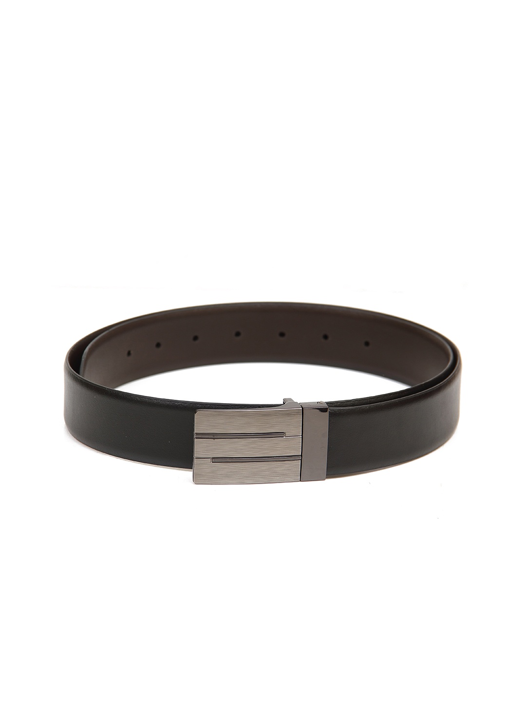 

Calvadoss Men Black & Brown Genuine Leather Reversible Formal Belt