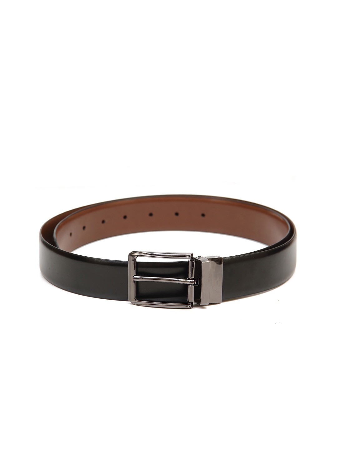 

Calvadoss Men Black & Brown Genuine Leather Reversible Formal Belt