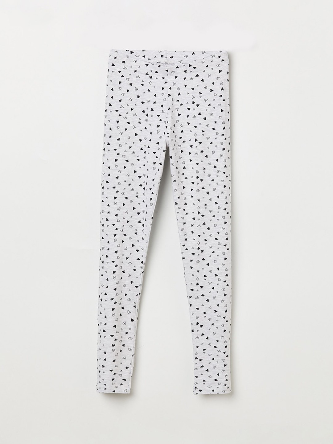 

Fame Forever by Lifestyle Girls Grey Melange Printed Trousers