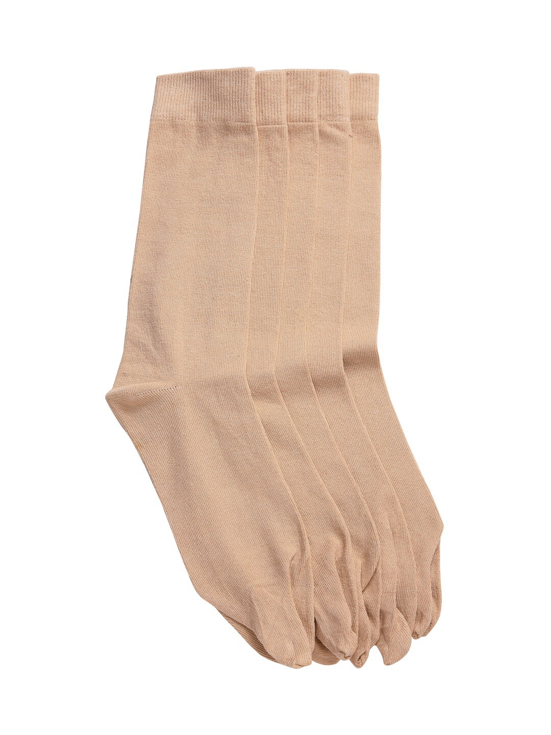 

Texlon Women Pack Of 5 Assorted Calf-Length Socks
