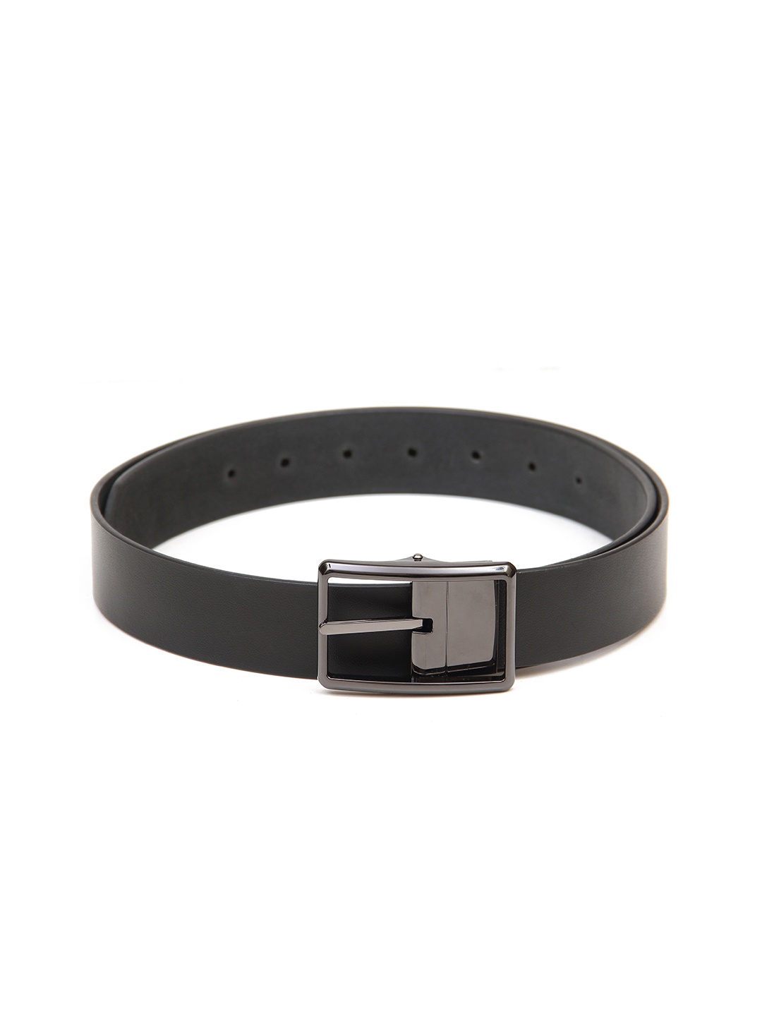 

Calvadoss Men Black Textured Genuine Leather Formal Belt
