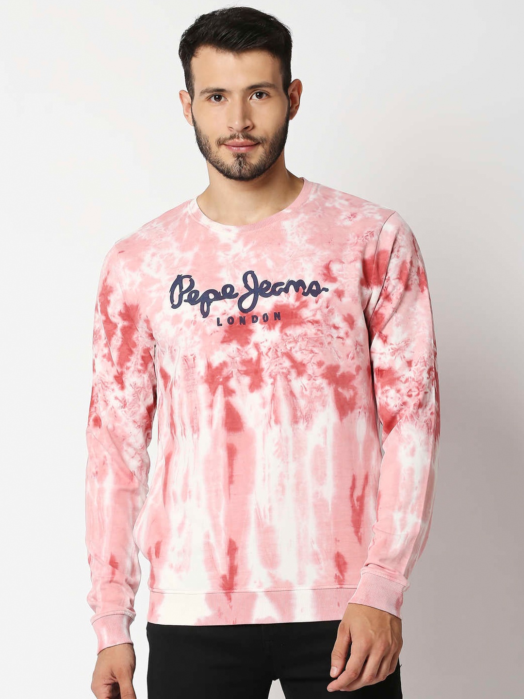 

Pepe Jeans Men Red Printed Sweatshirt