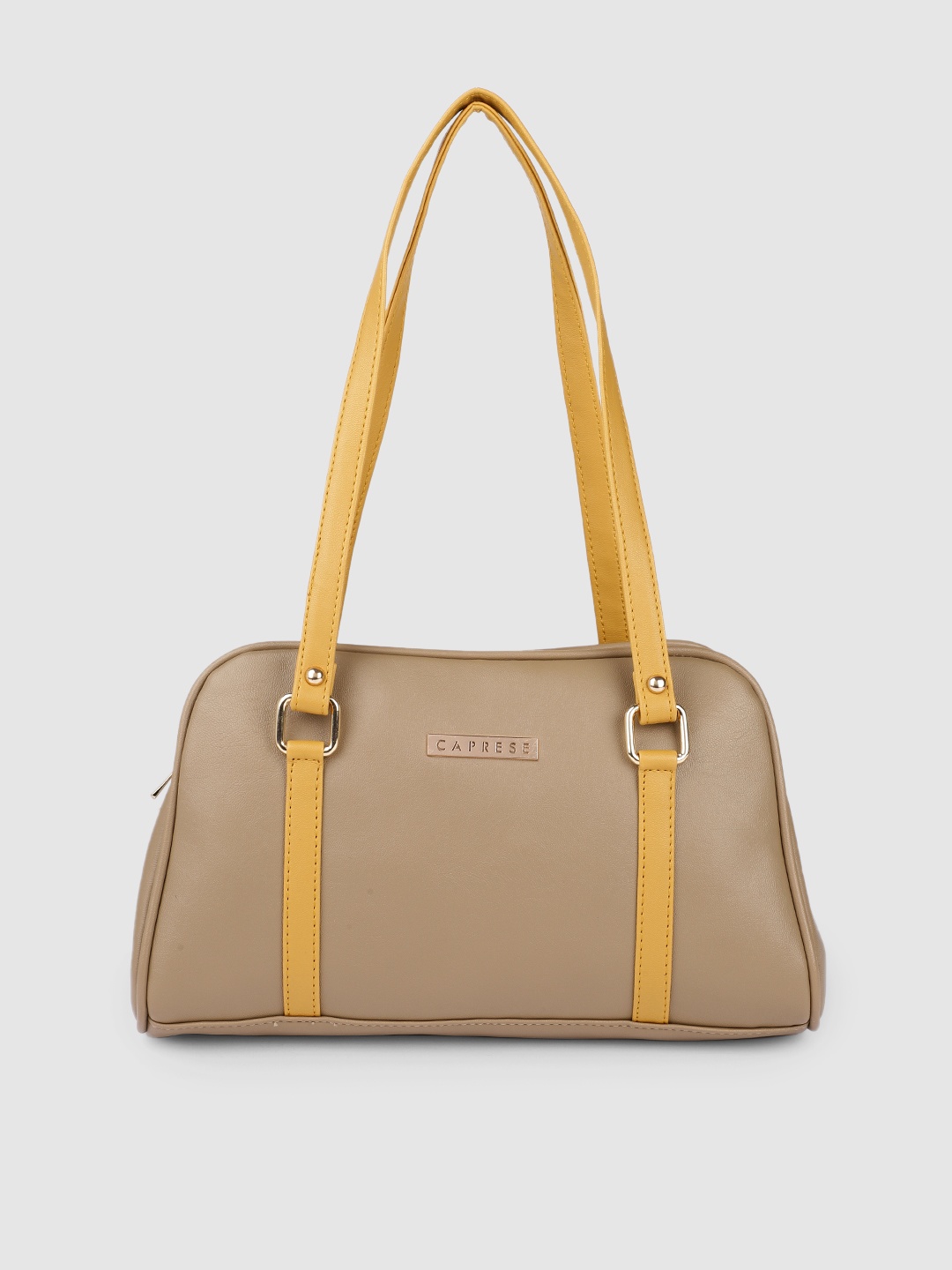 

Caprese Beige Solid AUTUMN Structured Shoulder Bag