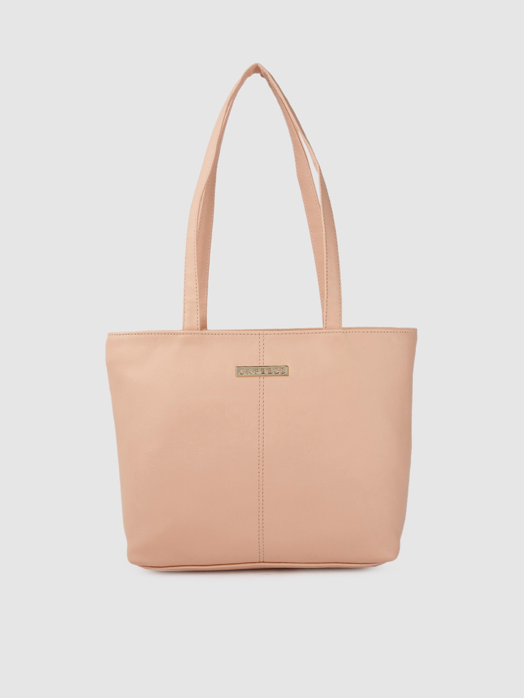 

Caprese Pink PU Structured Shoulder Bag