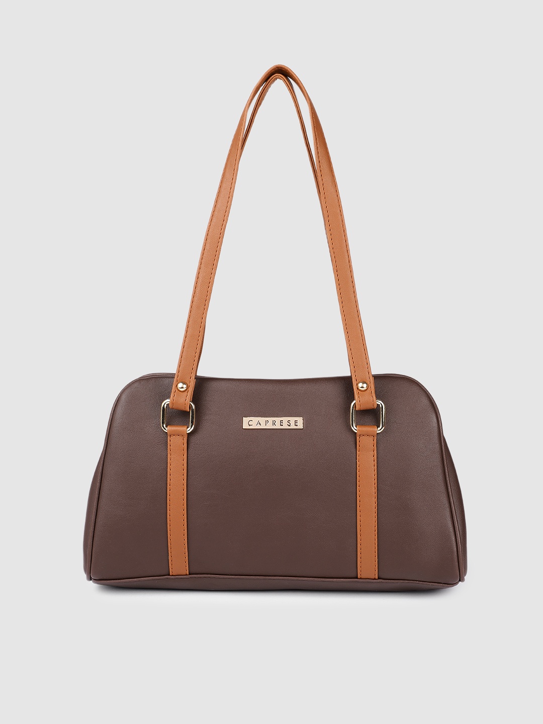 

Caprese Brown Solid AUTUMN Structured Shoulder Bag