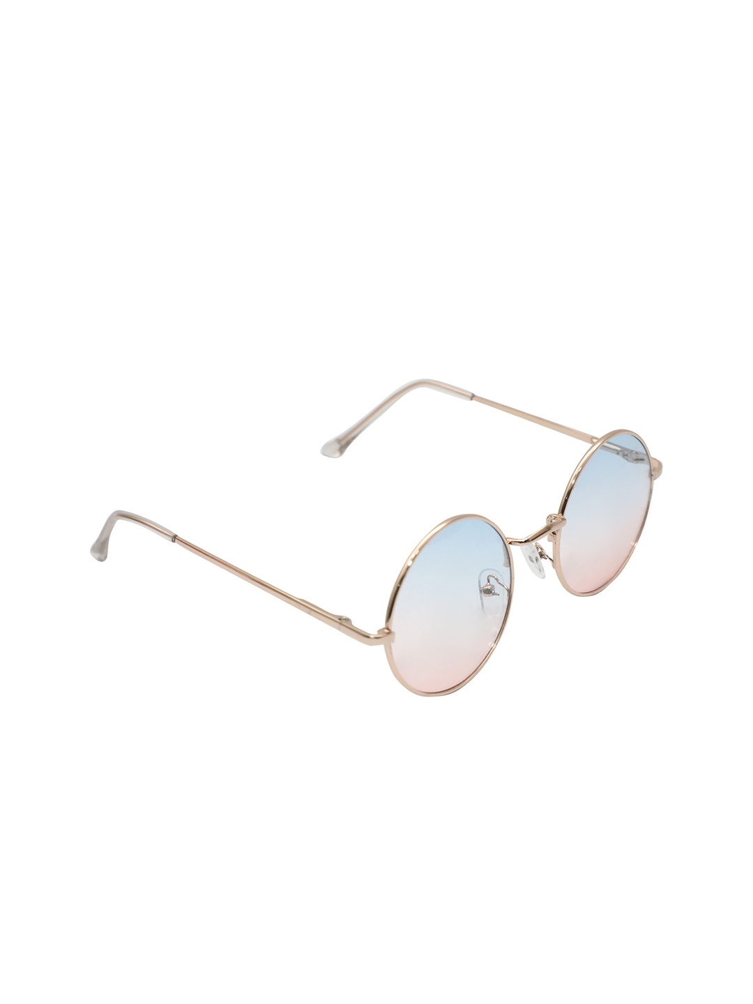 

Spiky Unisex Kids Blue Lens & Gold-Toned Round Sunglasses Swround_Gld_Blu