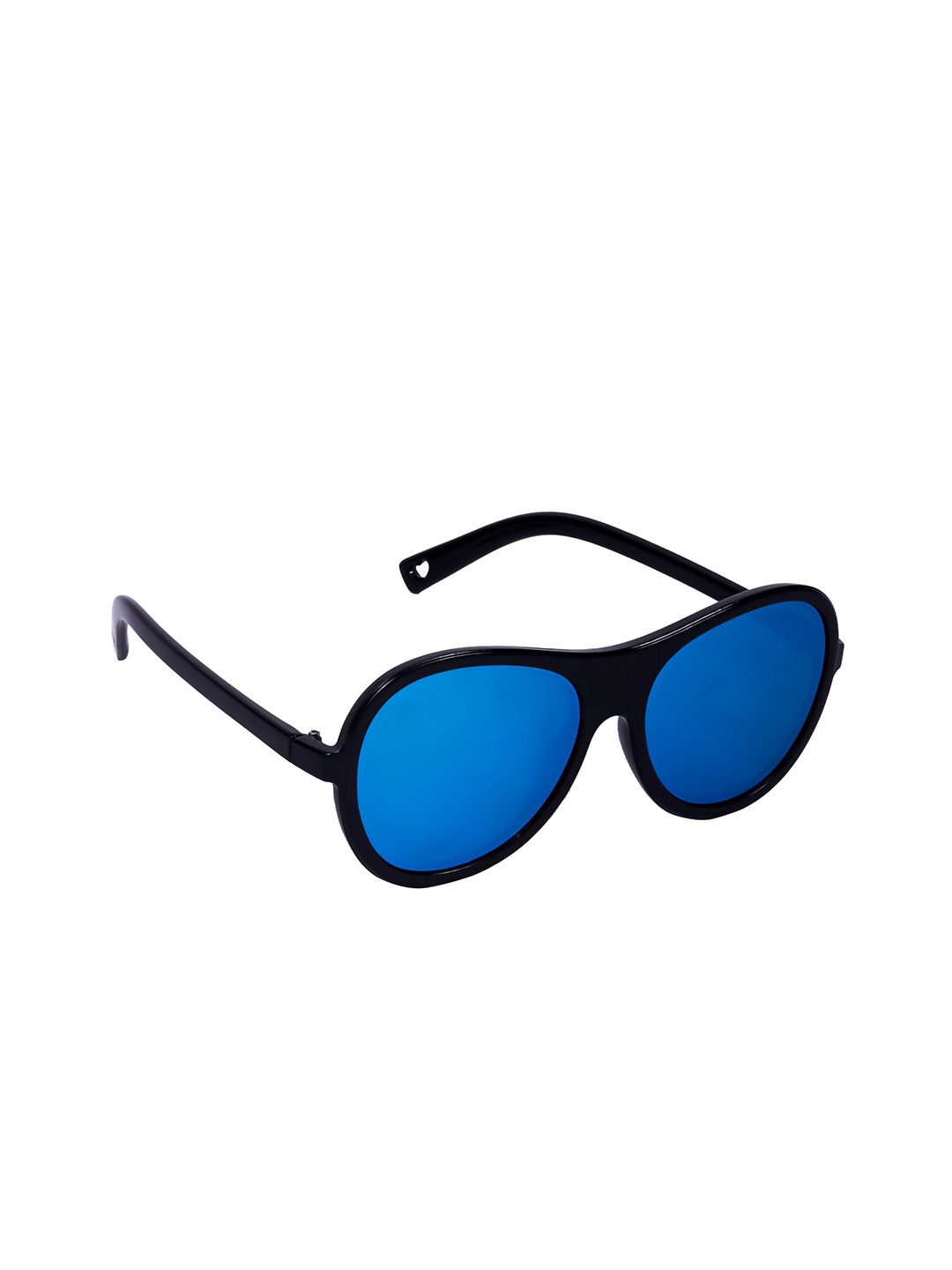 

Spiky Unisex Kids Blue Lens & Black Square Sunglasses with UV Protected Lens T644_Blk_Ice-