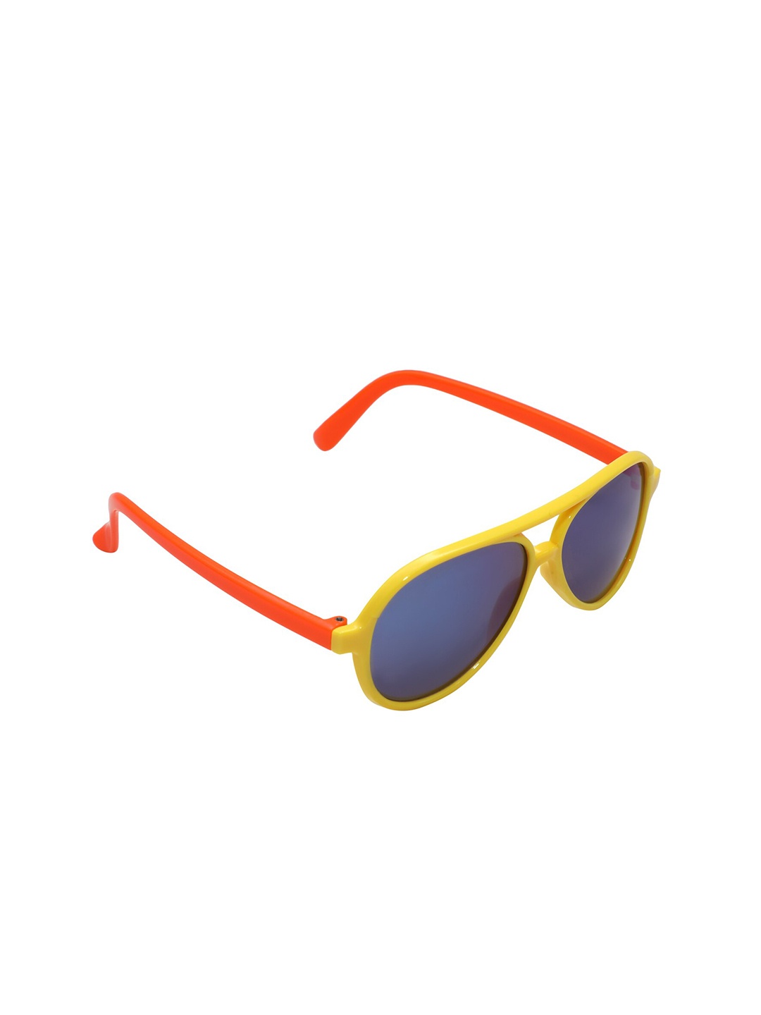

Spiky Kids Blue Lens & Yellow Aviator UV Protected Sunglasses 1232_Ylw_Ice-Yellow