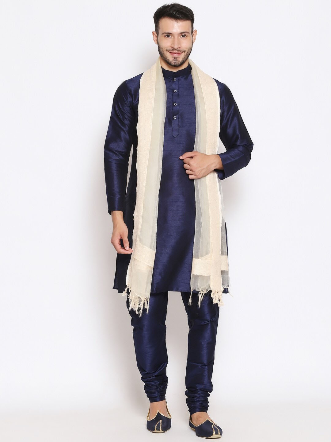 

Dupatta Bazaar Men Beige Organza Dupatta