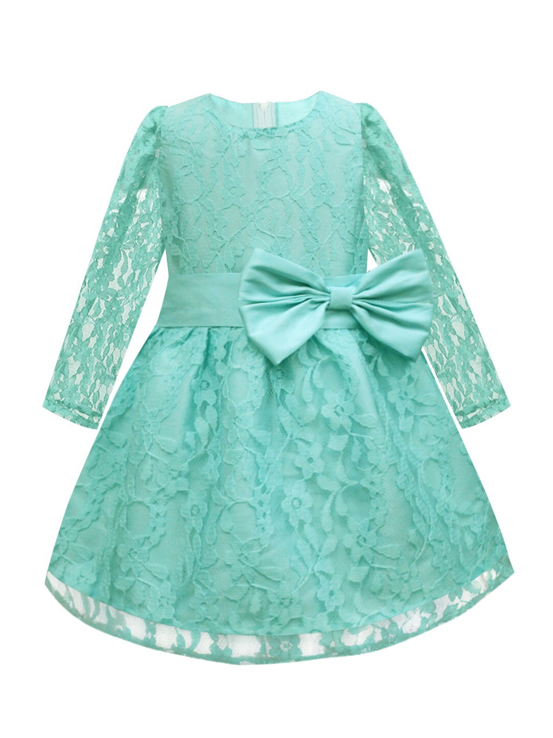 

A T U N Sea Green Lace Dress