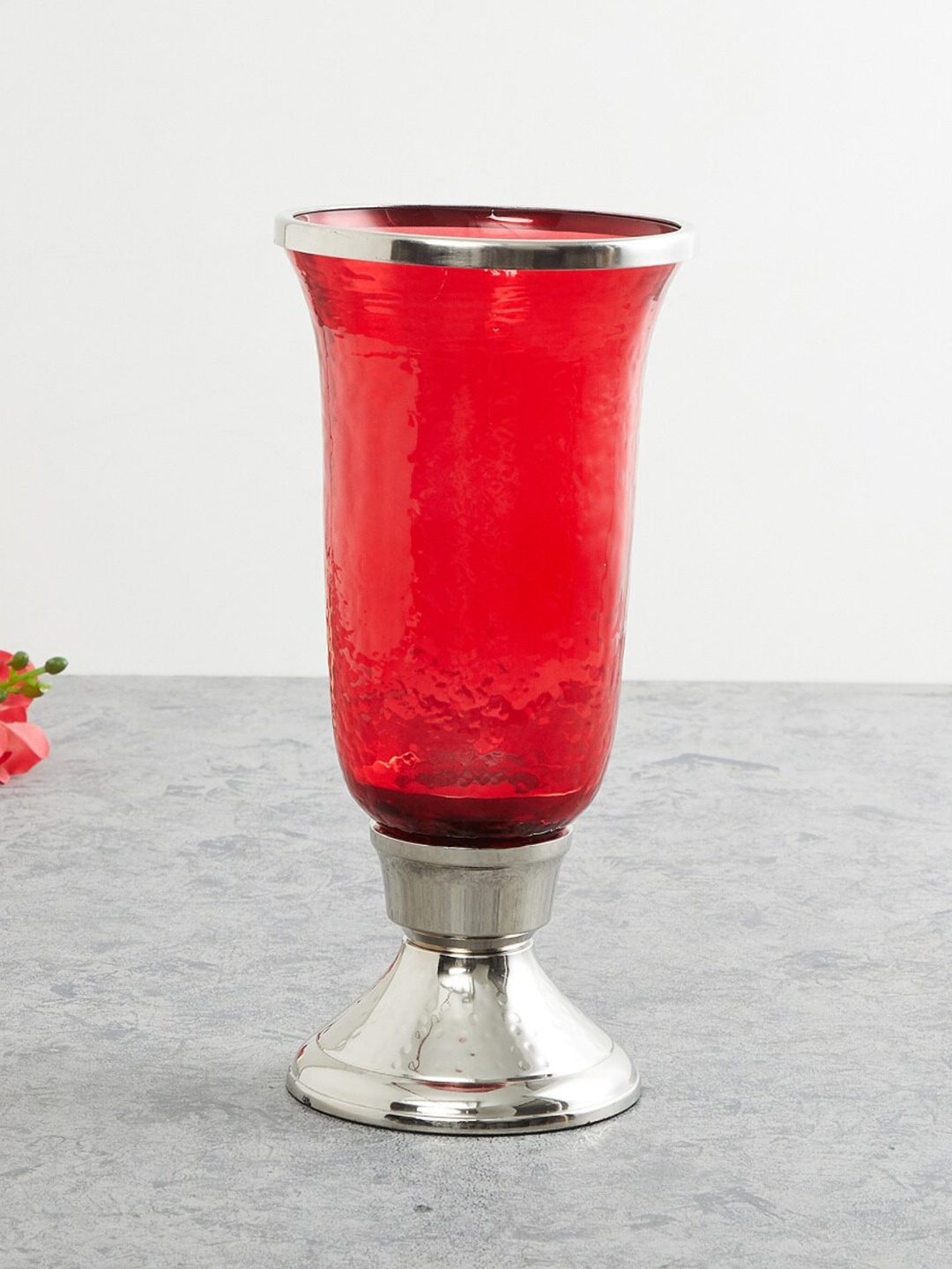

Home Centre Assorted Fiesta Hammered Hurricane Candle Holder