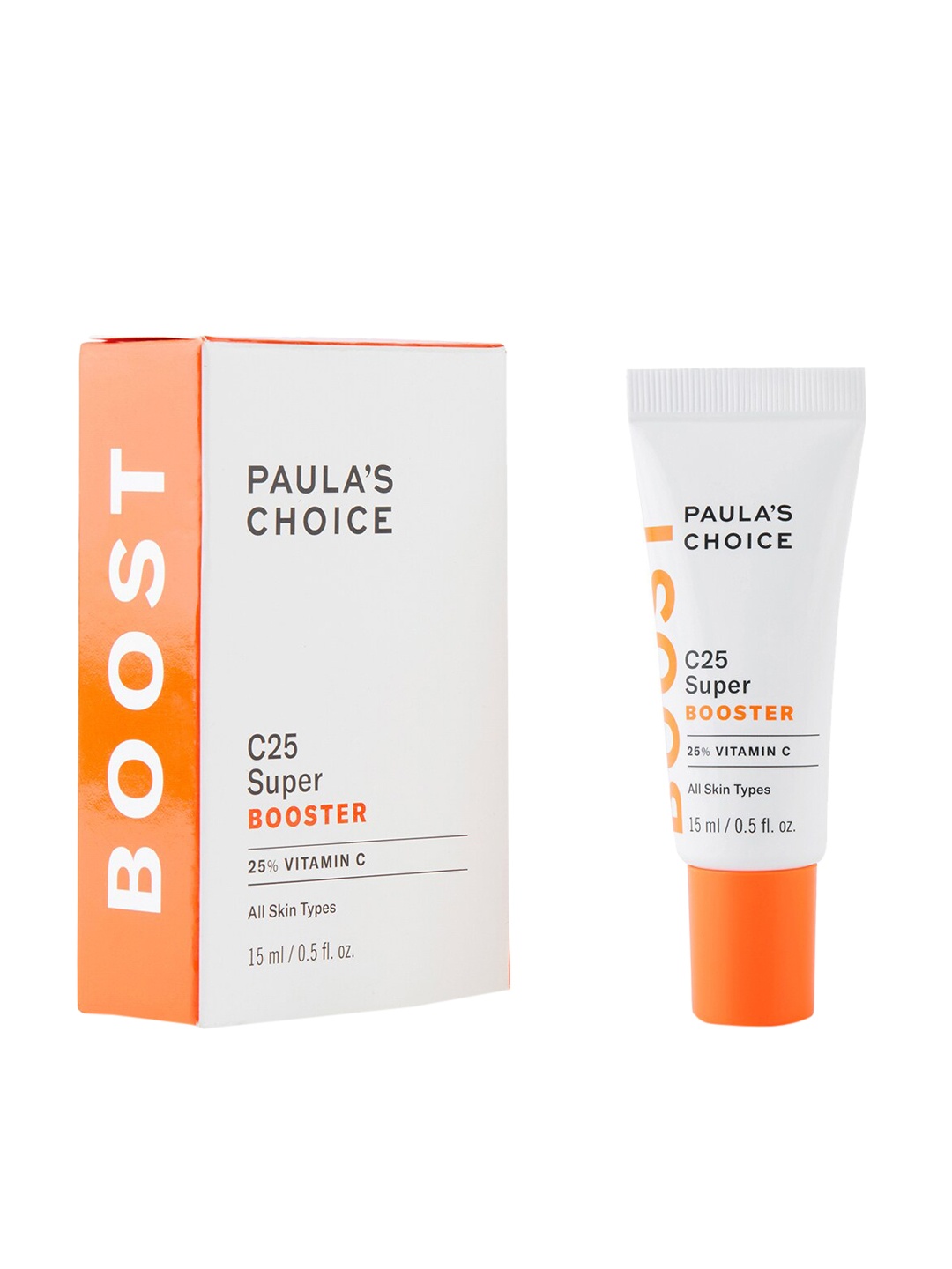 

Paulas Choice Unisex BOOST C25 Super Booster 25% Vitamin C Face Serum & Gel, White