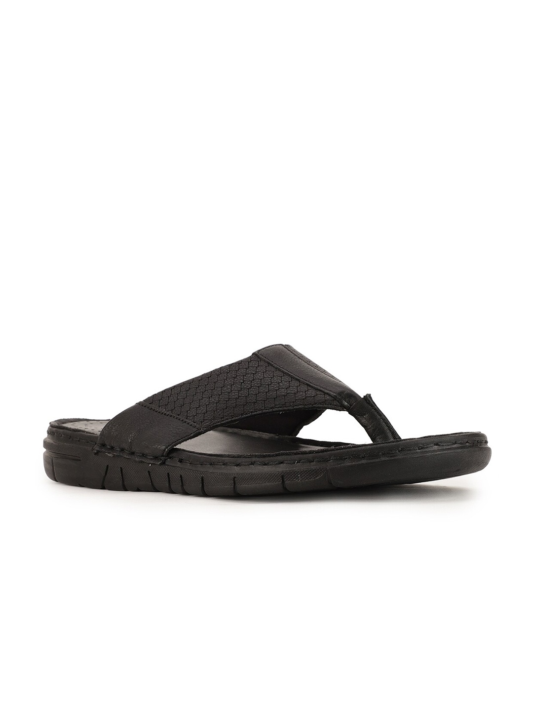 

Bata Men Black Comfort Sandals