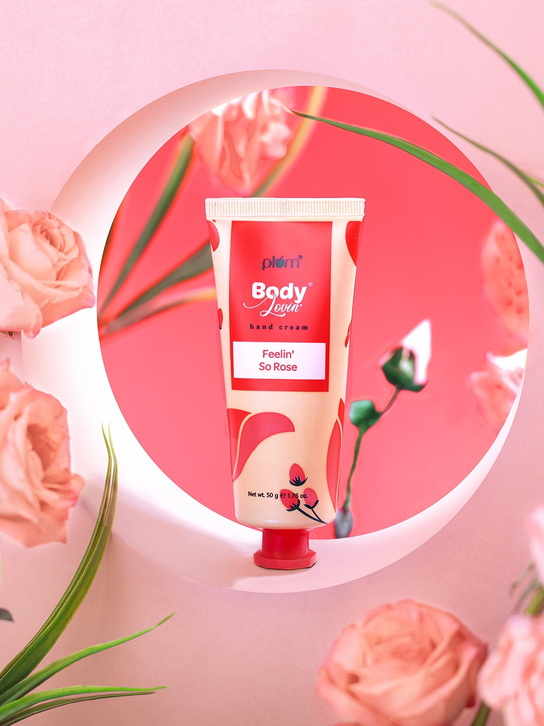 

Plum Women BodyLovin' Feelin So Rose Hand Cream, White