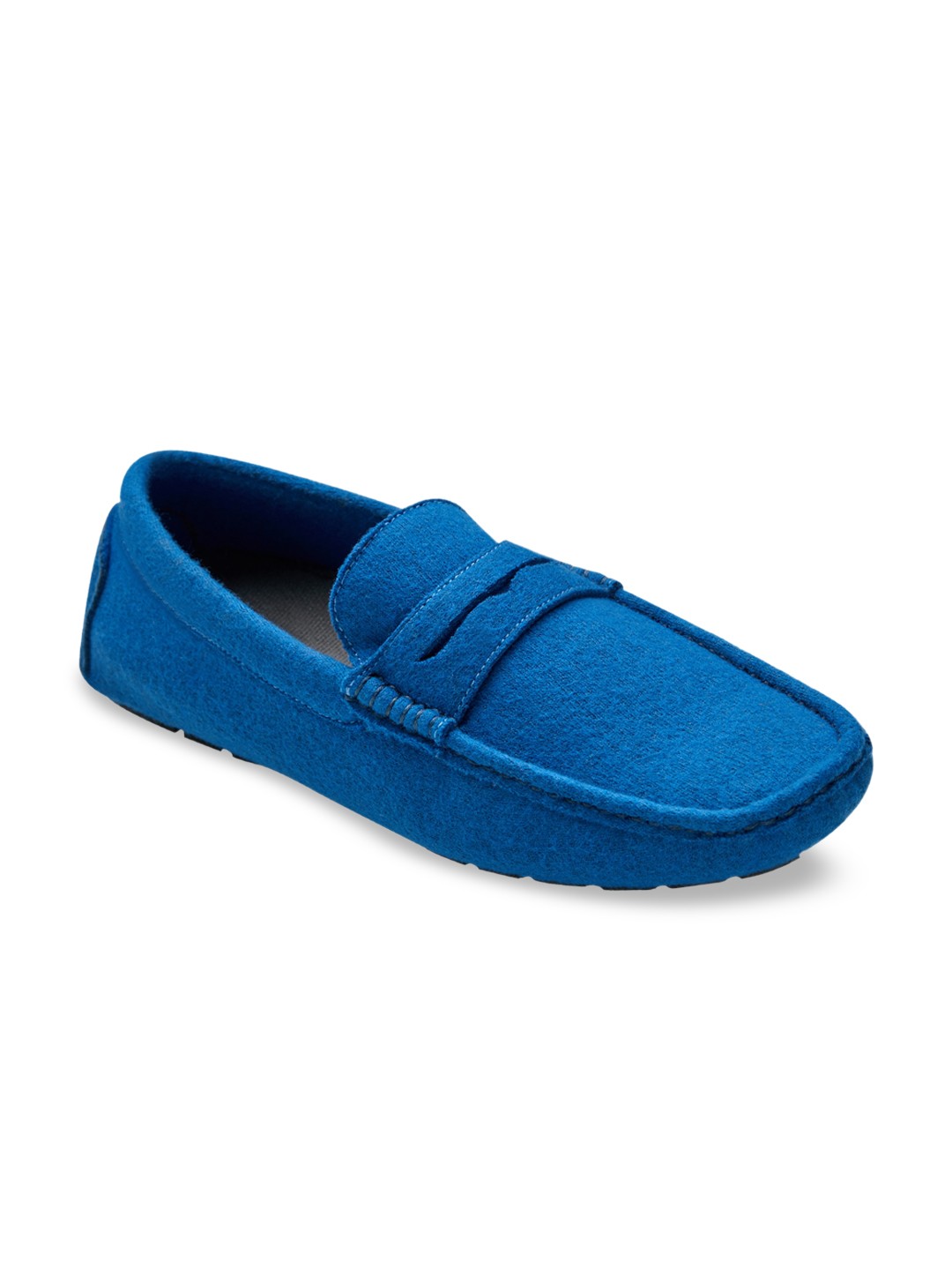 

NEEMANS Men Classic Blue Merino Wool Loafers
