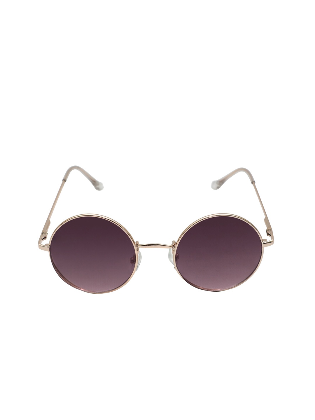 

Spiky Unisex Kids Purple Lens & Gold-Toned Round Sunglasses Swround_Gld_Vio, Violet