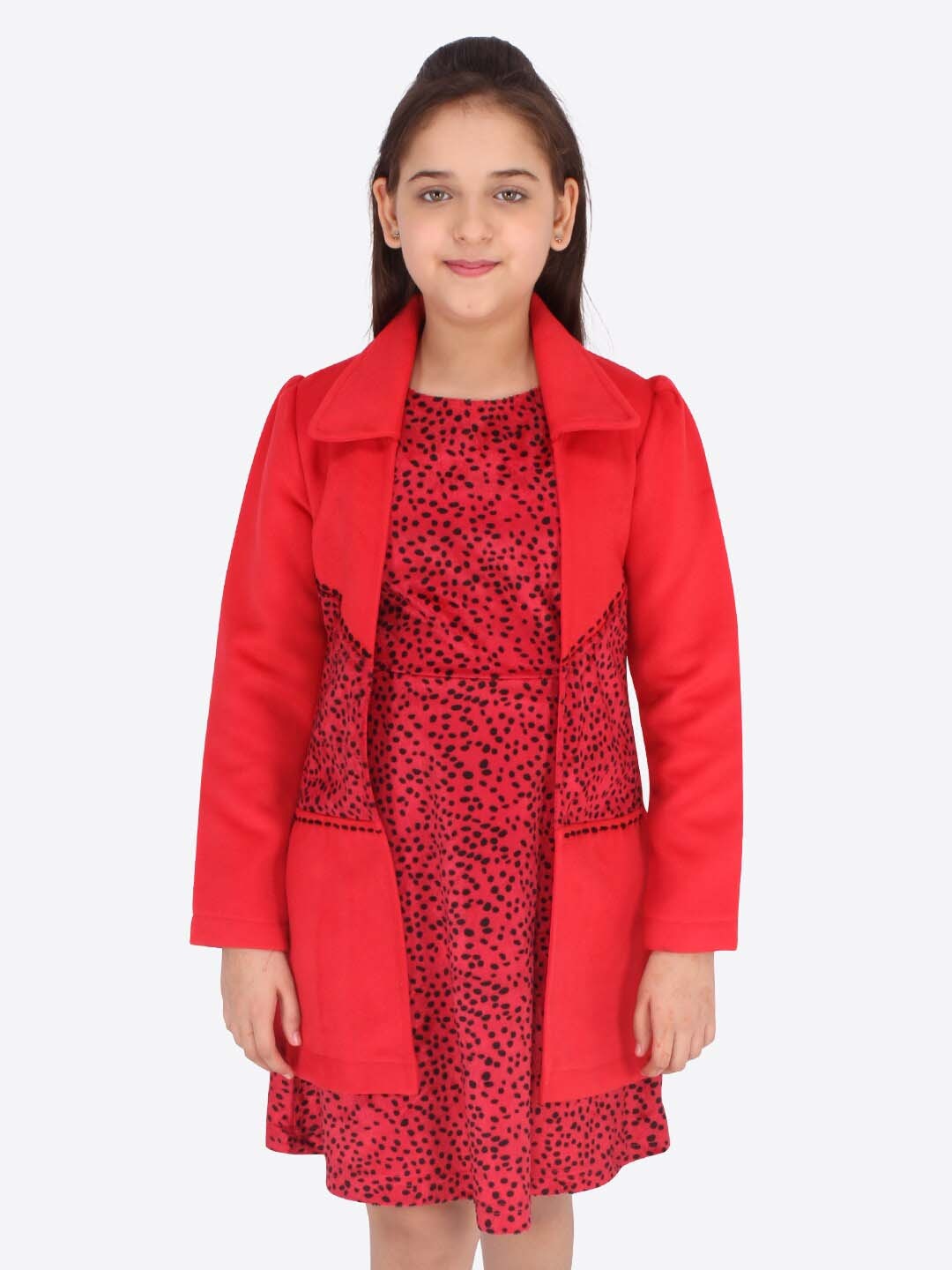 

CUTECUMBER Red A-Line Dress