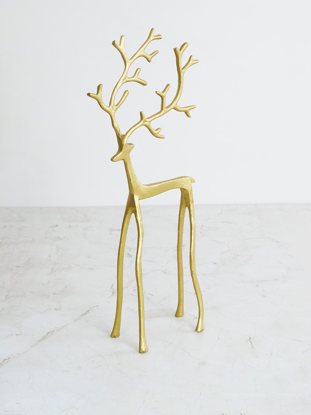 

Home Centre Gold Toned Fiesta Ceramic Reindeer Figurine