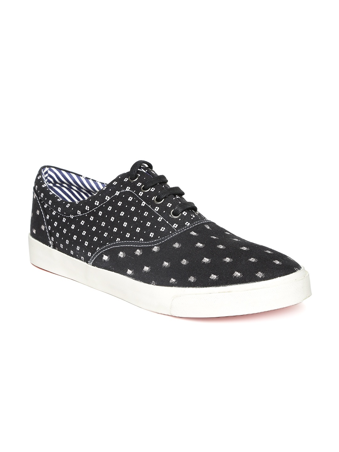 

John Players Men Black Printed Sneakers