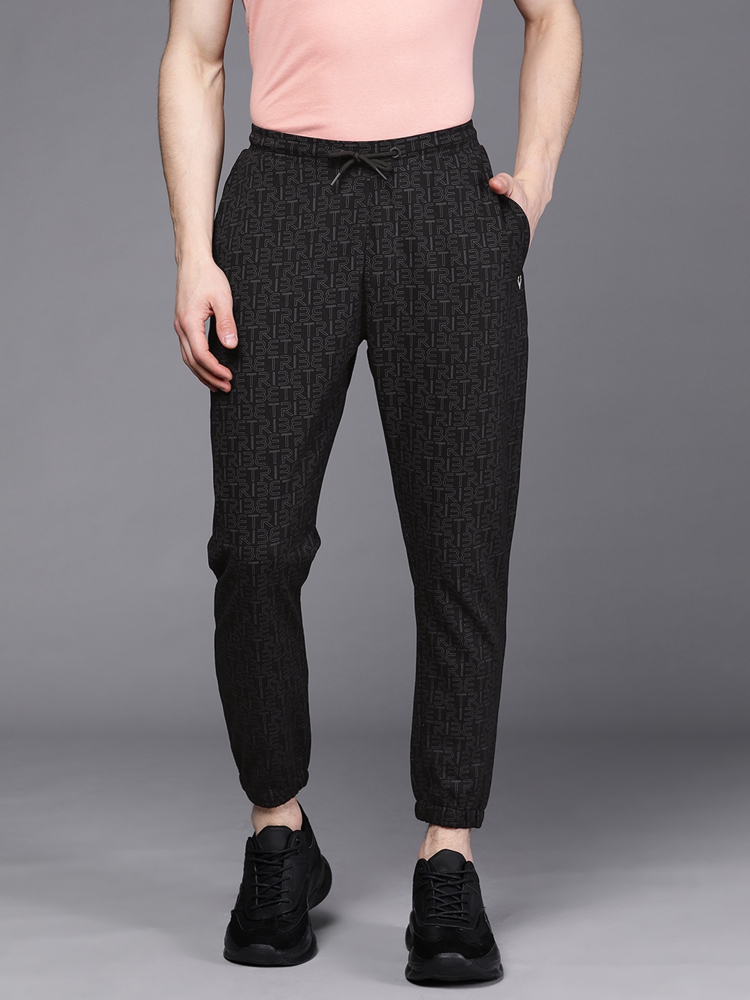 

Allen Solly Tribe Men Black Solid Joggers