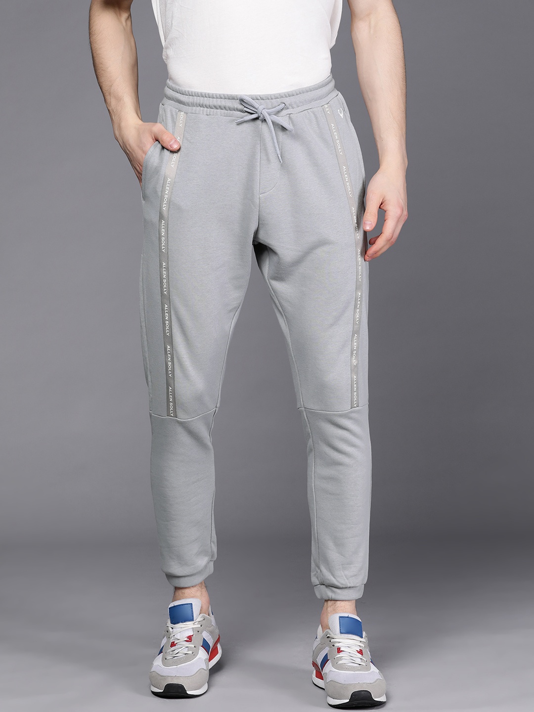 

Allen Solly Sport Men Grey Solid Joggers