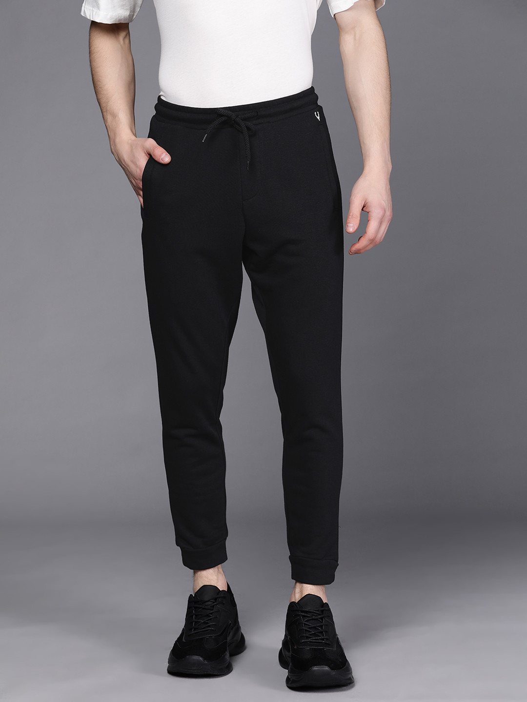 

Allen Solly Sport Men Black Printed Joggers