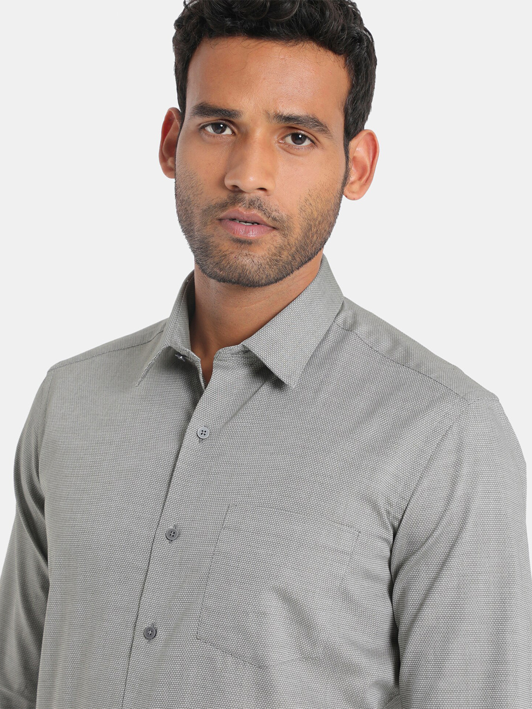 

Arrow New York Men Green Slim Fit Opaque Casual Shirt