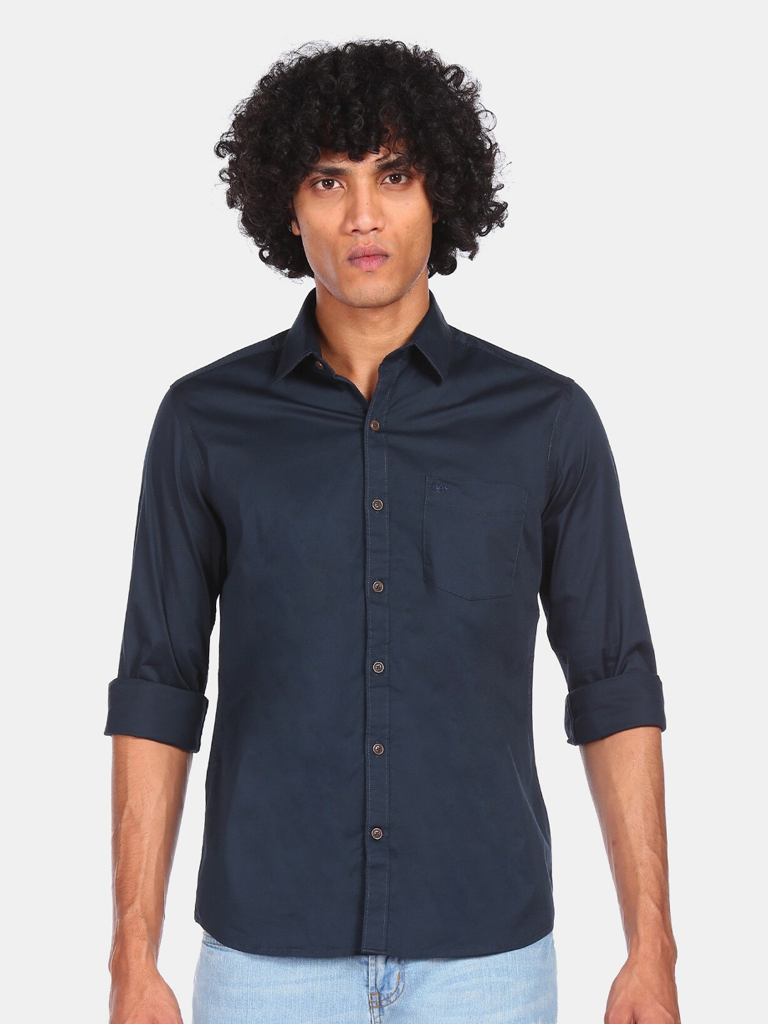 

Arrow Sport Men Blue Opaque Casual Shirt