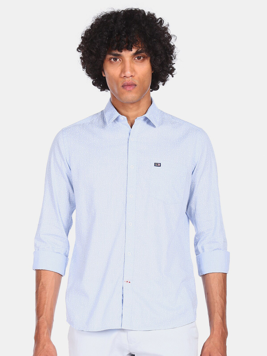 

Arrow Sport Men Blue Opaque Printed Casual Shirt