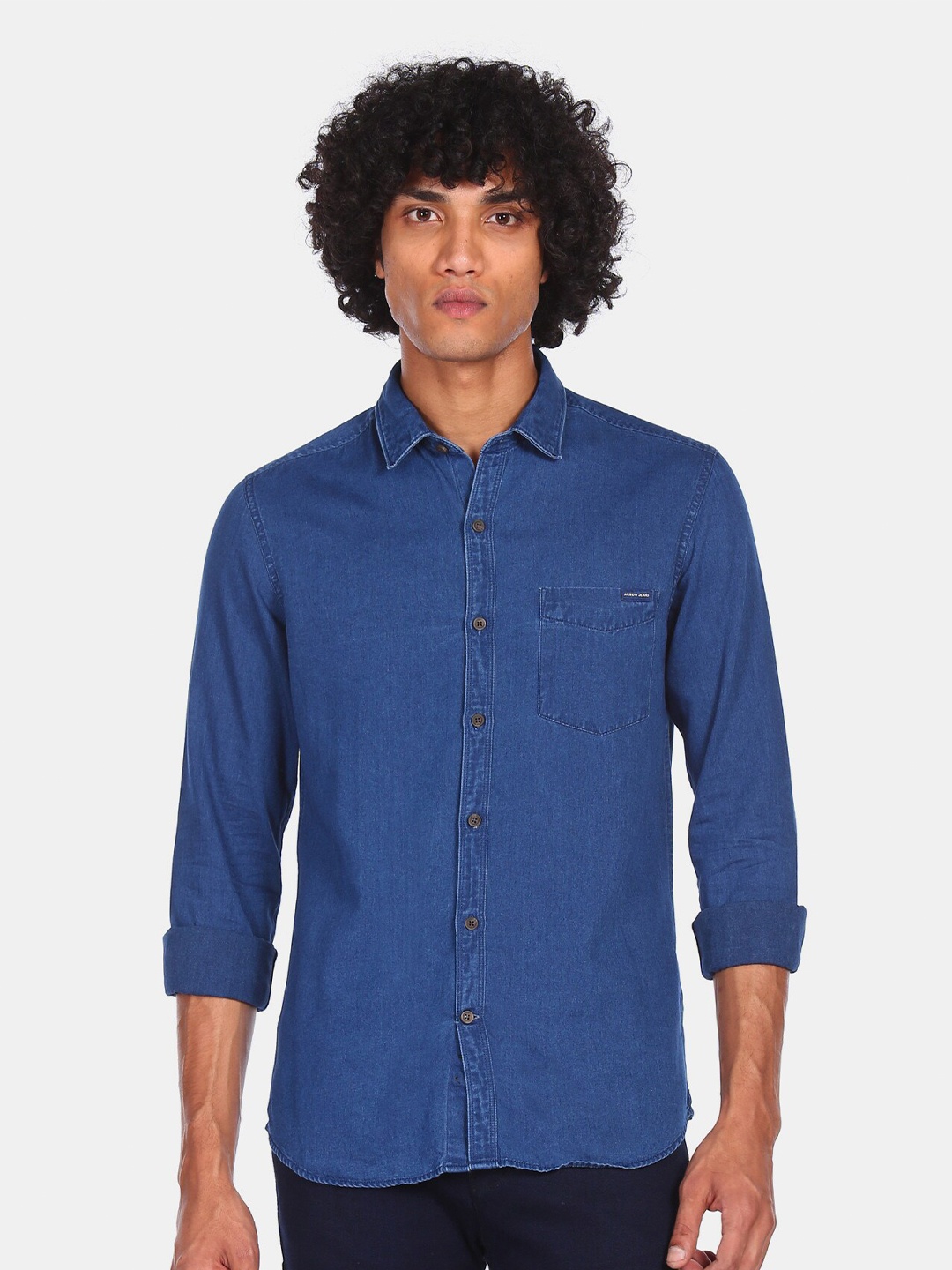 

Arrow Sport Men Blue Opaque Casual Shirt