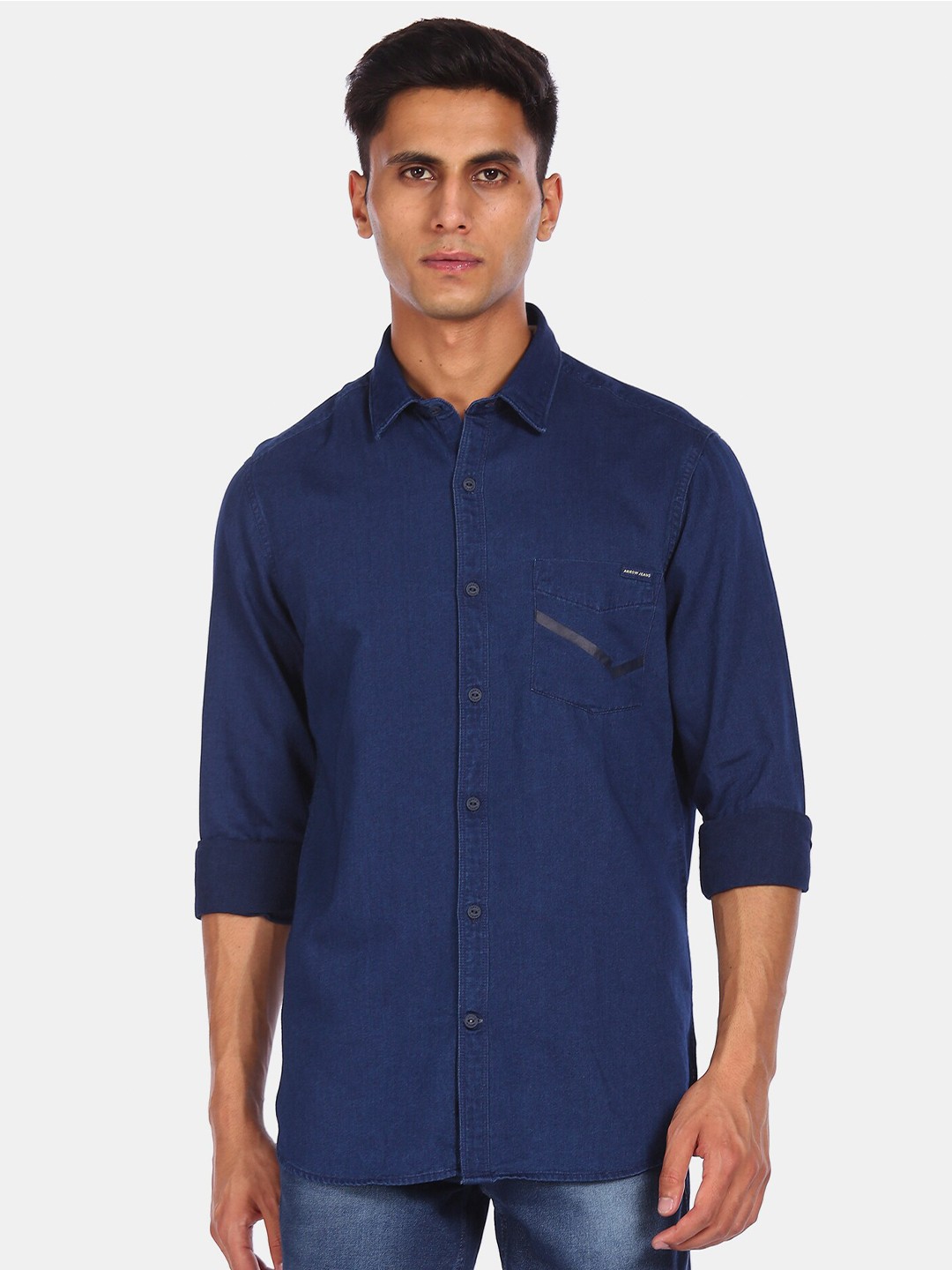 

Arrow Sport Men Blue Opaque Casual Shirt