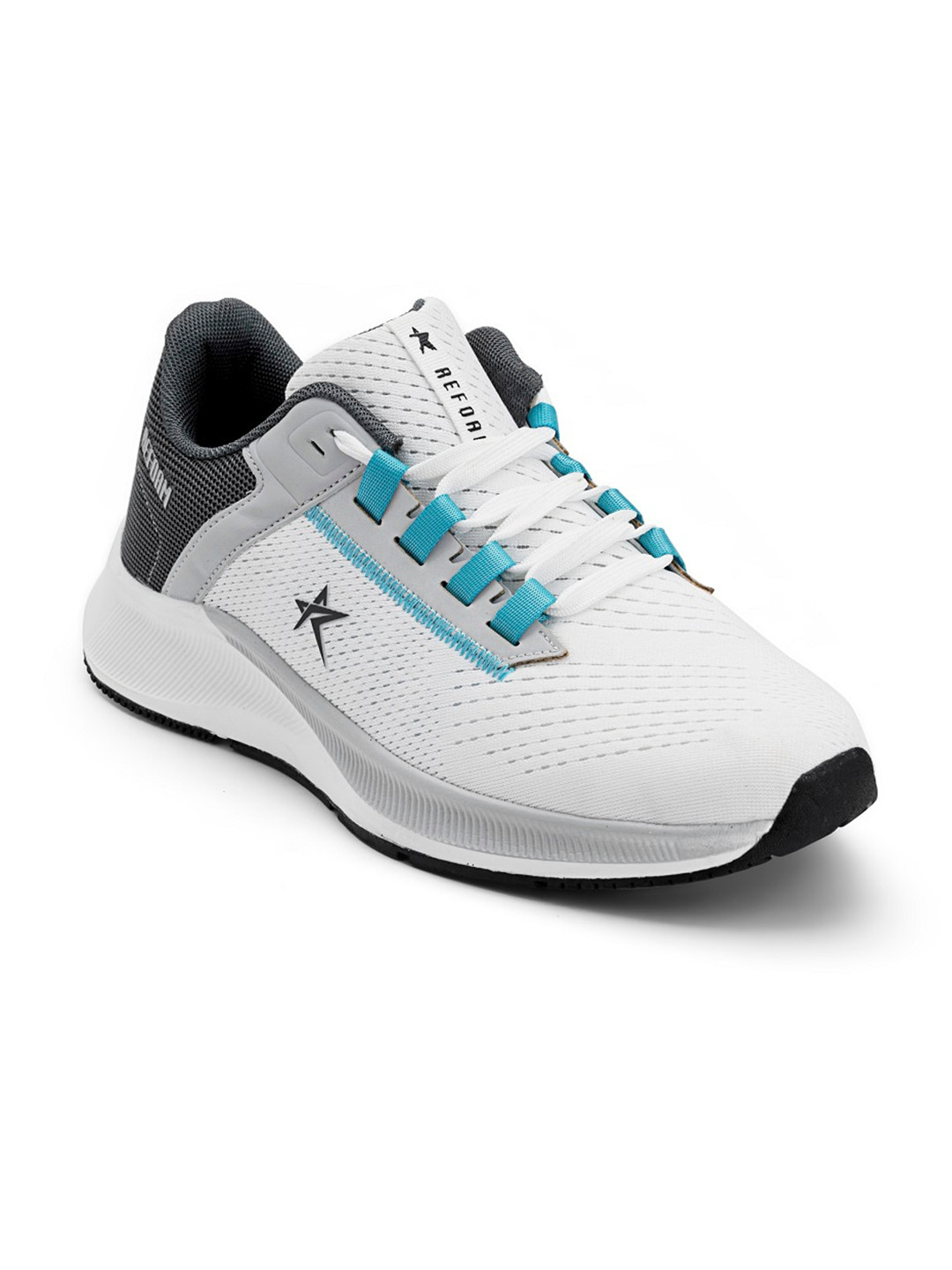 

REFOAM Men White Mesh Regular Running Shoes